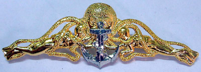 Royal Thai Navy Marine Corps Scuba Diver Badge Pin 