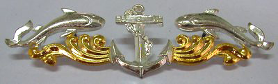 Royal Thai Navy Seal Metal Badge Pin