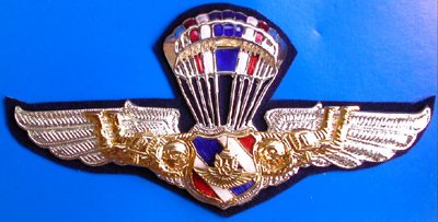 Thai Army Para-sail Metal Wings Badges