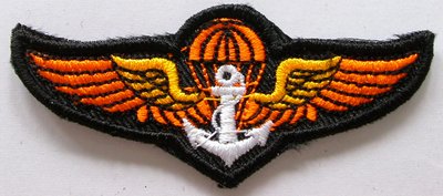 Royal Thai Navy Wings Parachute Patch