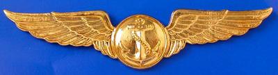 Royal Thai Navy Engineer Wings Badge Pin